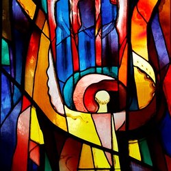 Glasfenster 7: Auferstehung